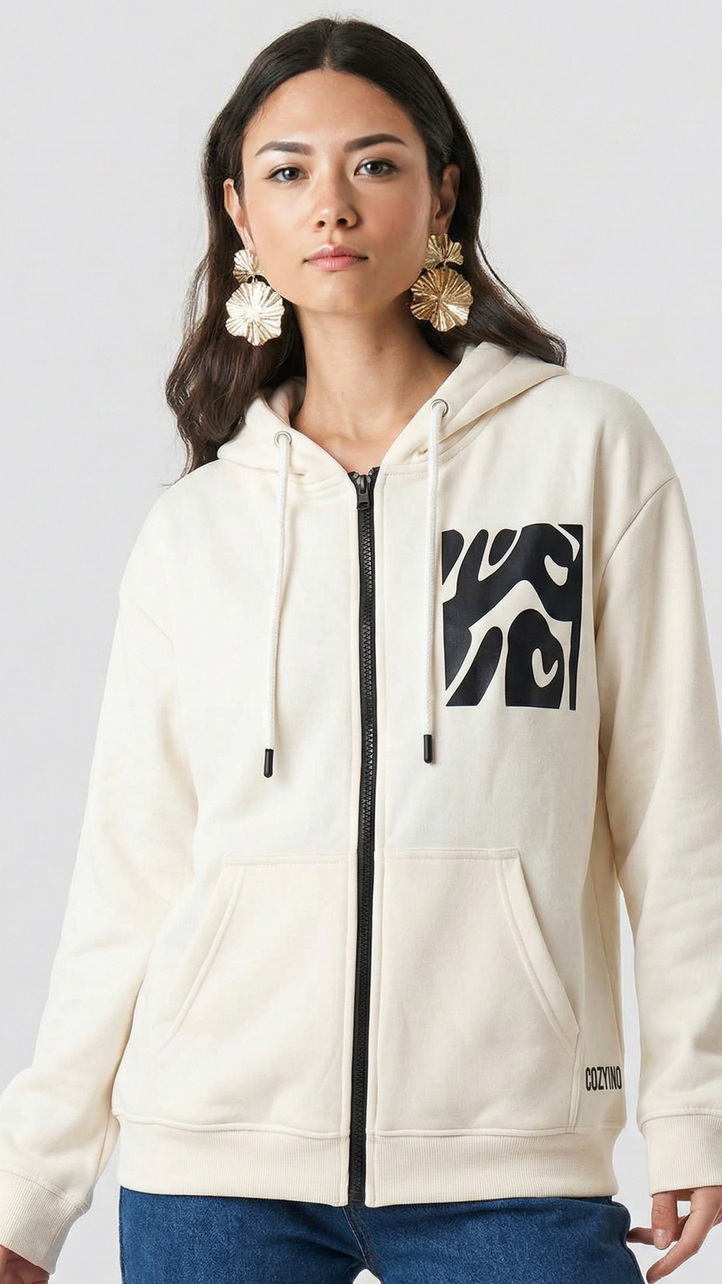 Minimal Script Hoodie