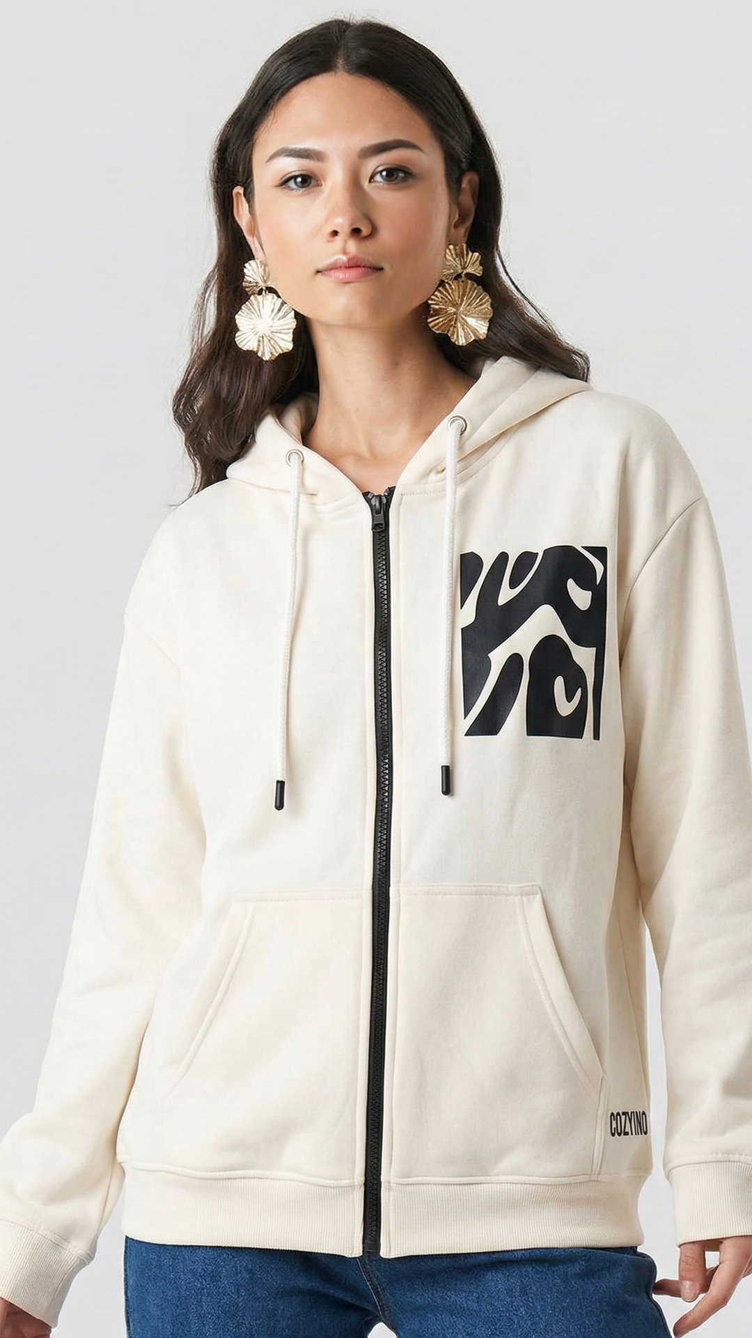 Minimal Script Hoodie