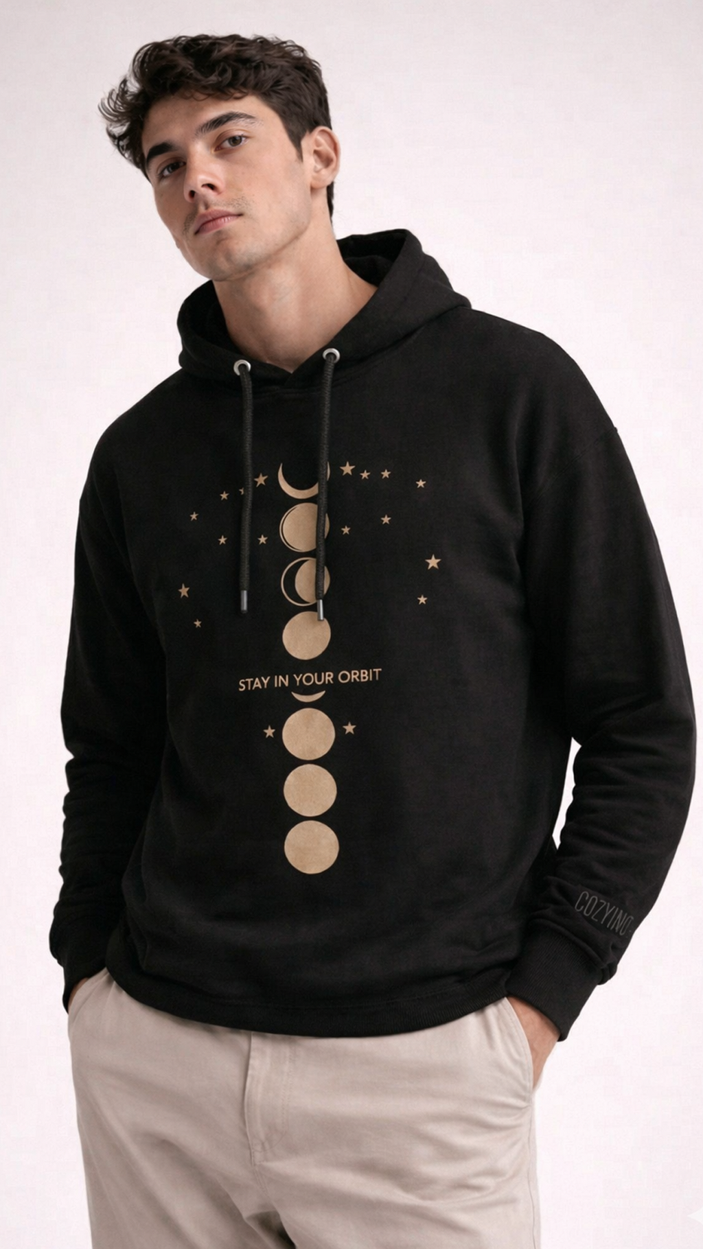 Lunar Phase Graphic Hoodie