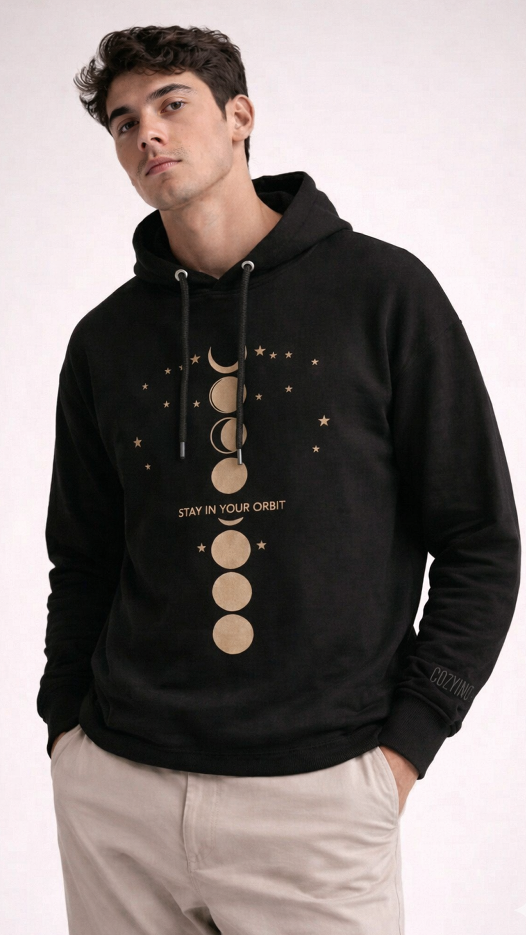 Lunar Phase Graphic Hoodie