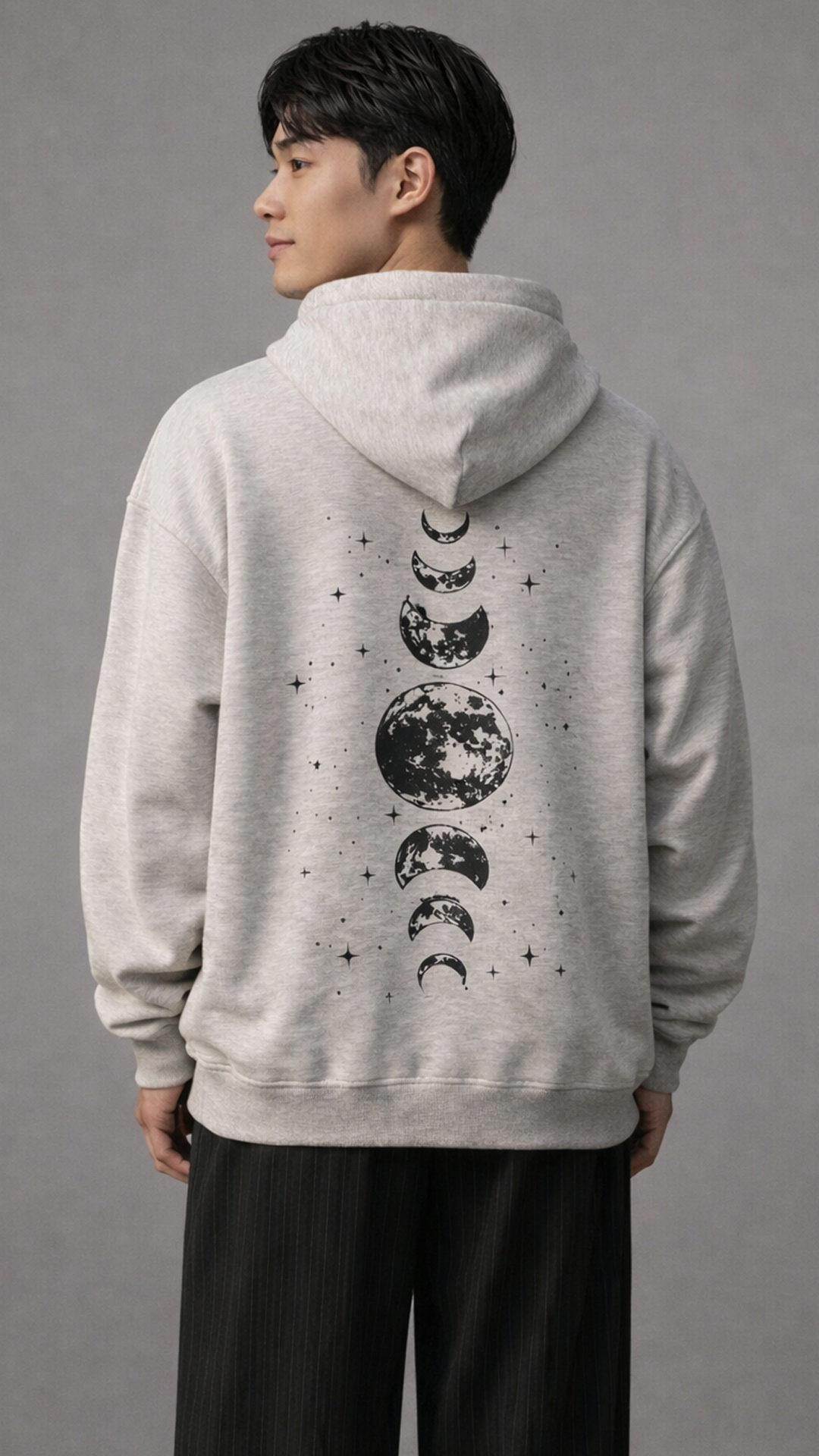 Lunar Phase Graphic Hoodie